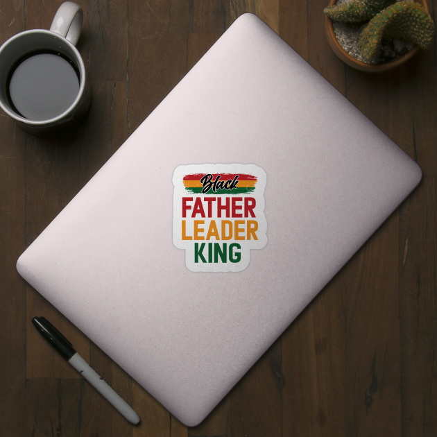 Black Father Leader King Pan African Colors by UrbanLifeApparel